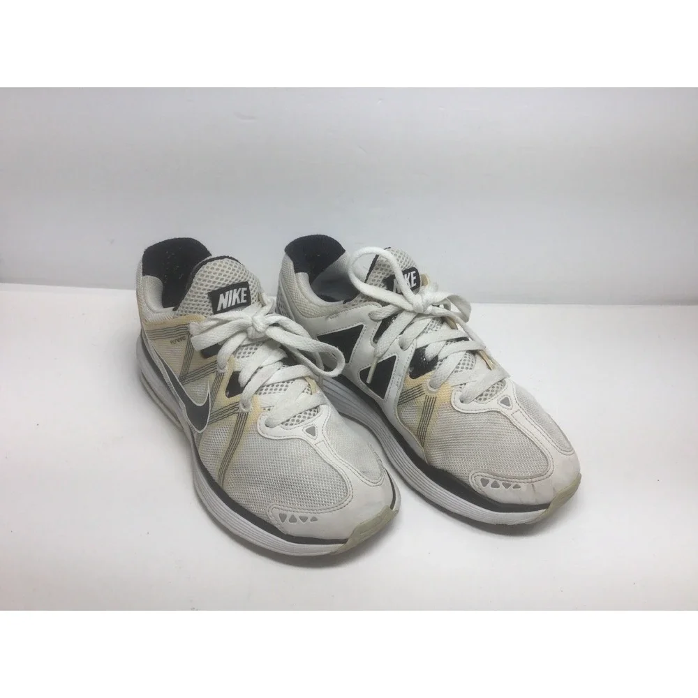 Nike‎ LunarMX+ Flywire Running Athletic Shoes 415323-100 Womens Sneakers Size 8M